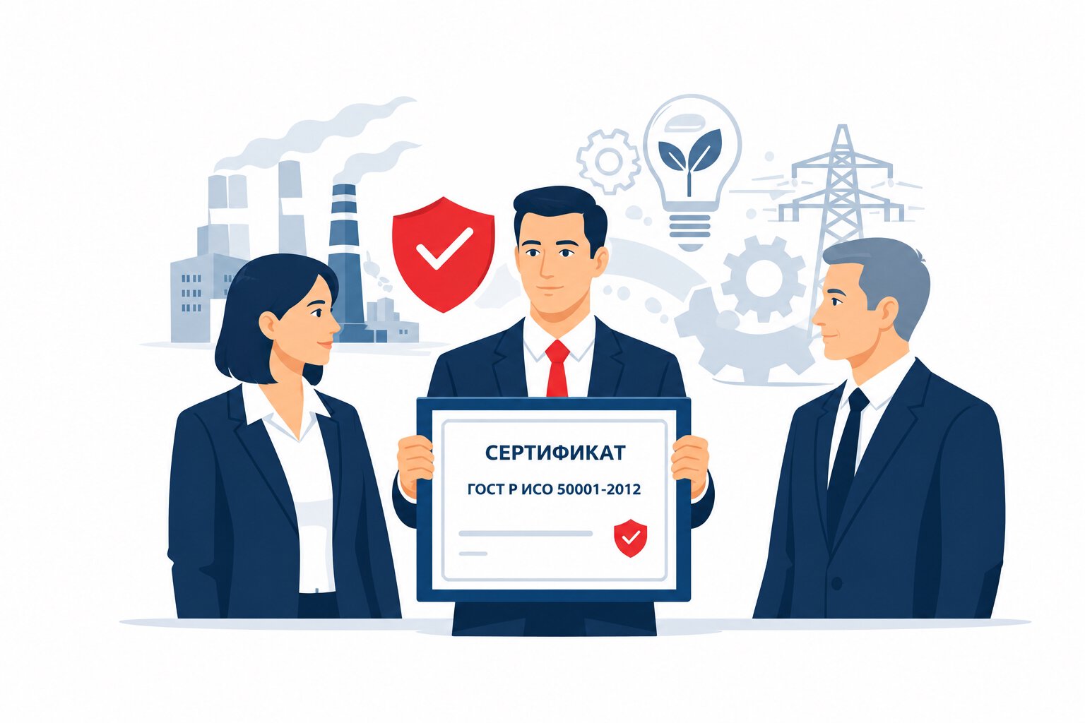 Оформление сертификата ГОСТ Р ИСО 50001-2012 в Темрюке и по всему Темрюкскому району Краснодарского края