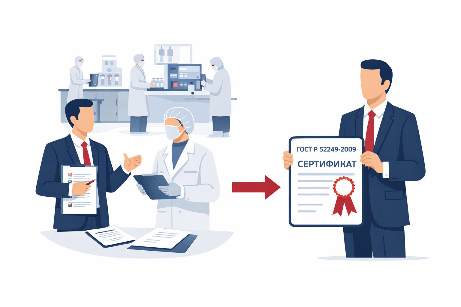 Процедура сертификации ГОСТ Р 52249-2009 в Темрюке